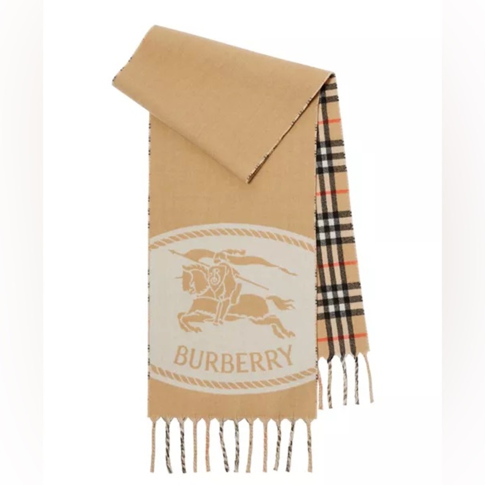 Burberry reversible  cashmere Check Scarf